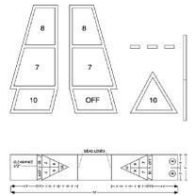 Outdoor Shuffleboard Stencils