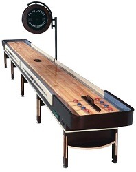 Playcraft Telluride Pro-Style Shuffleboard Table with Electronic Scorer