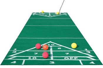 Putter Around The House 3 in 1 Shuffleboard and Bocce Games for Golf
