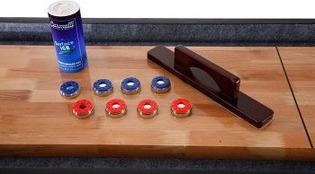 SplashNet Challenger 9 ft Indoor Shuffleboard Table review