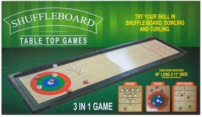 shuffleboard bowling set