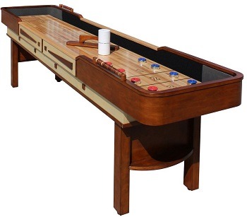 Hathaway Wooden 12 Foot Shuffleboard Table